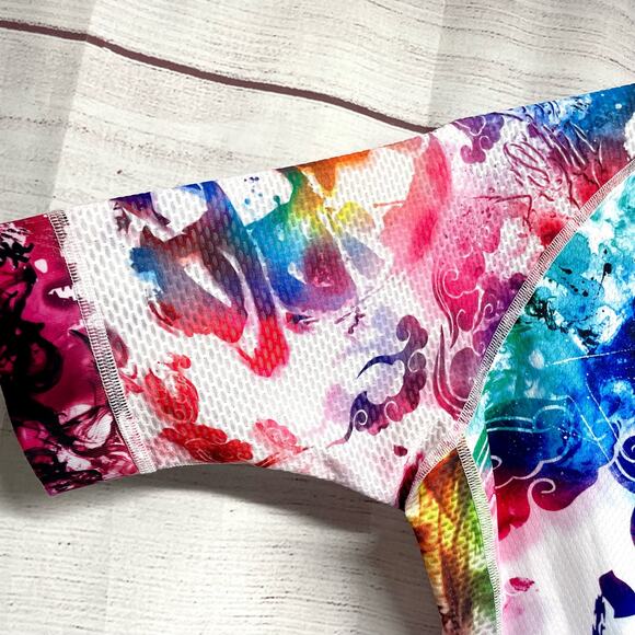 CHUANG DI Womens Cycling Jersey Front Pockets Non Slip Waist size XS - Picture 9 of 15